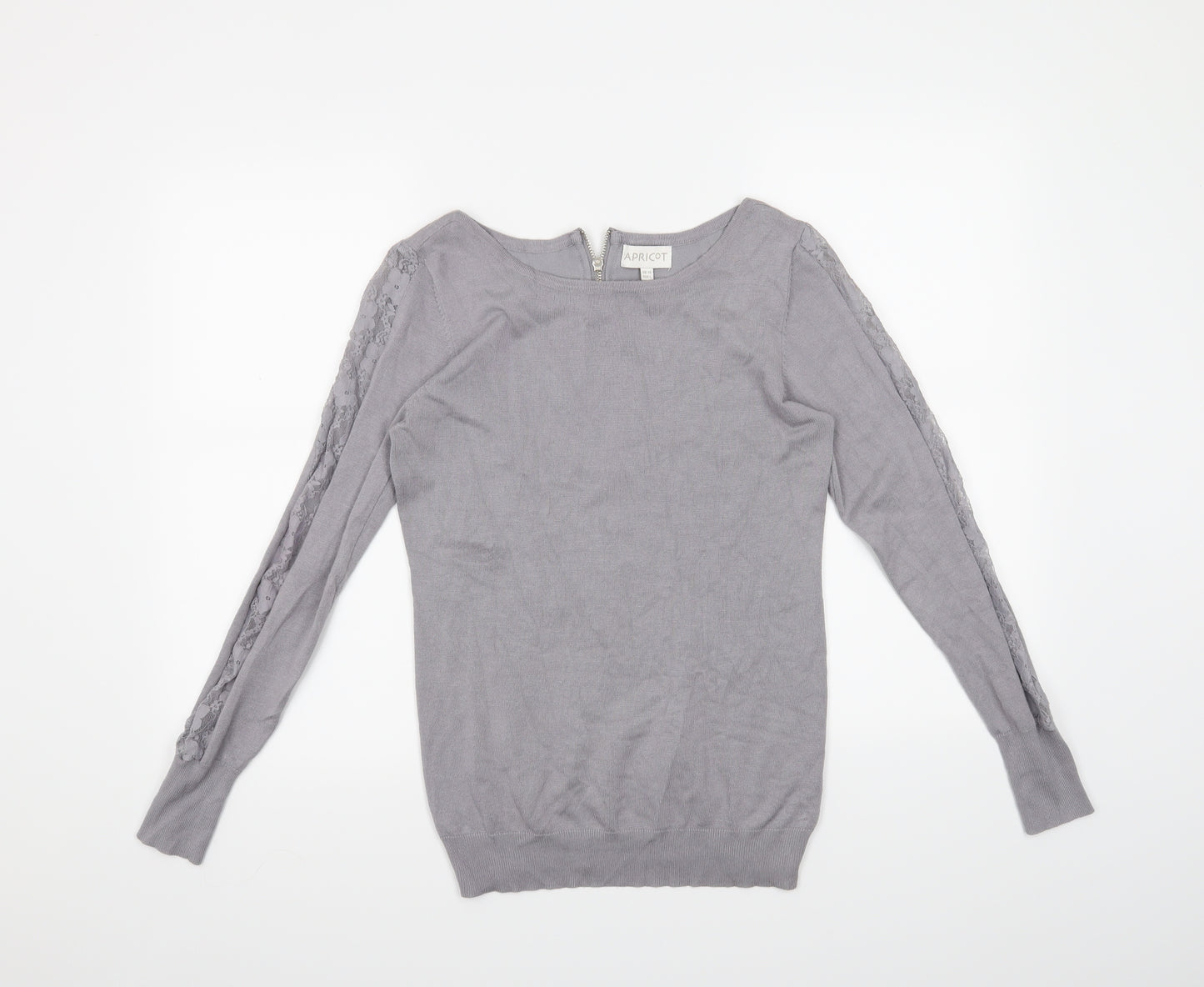 Apricot Womens Grey   Pullover Jumper Size 14