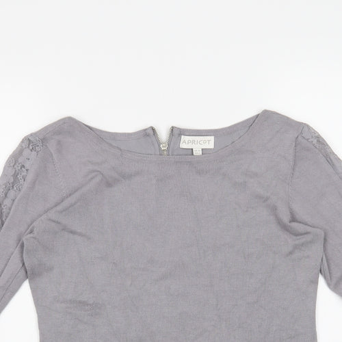 Apricot Womens Grey   Pullover Jumper Size 14