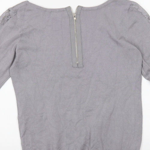 Apricot Womens Grey   Pullover Jumper Size 14