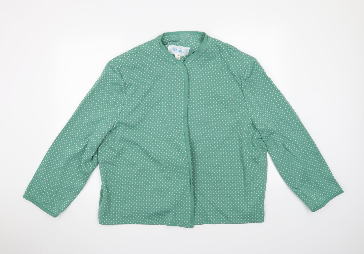 Deanes Womens Green   Cardigan Jumper Size M