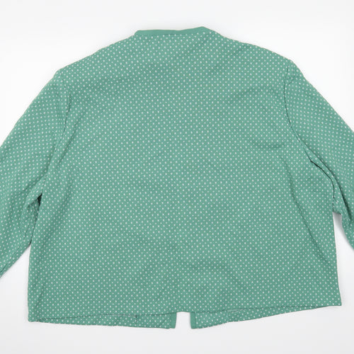 Deanes Womens Green   Cardigan Jumper Size M