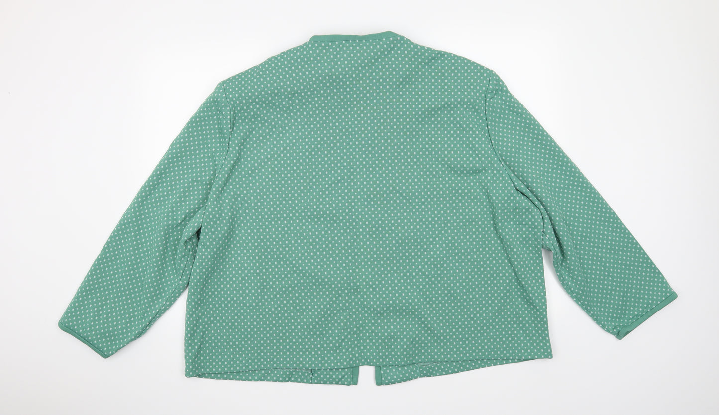 Deanes Womens Green   Cardigan Jumper Size M
