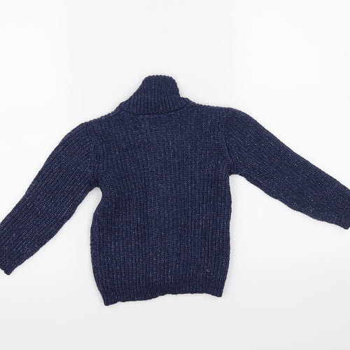 Primark Boys Blue   Cardigan Jumper Size 2-3 Years