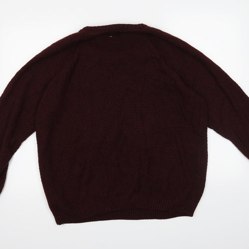 Easy Mens Red   Pullover Jumper Size XL