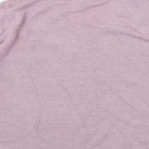 Woman Womens Purple   Pullover Jumper Size 14