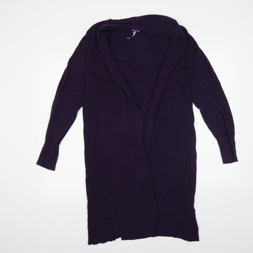 BHS Womens Purple   Cardigan Jumper Size 14