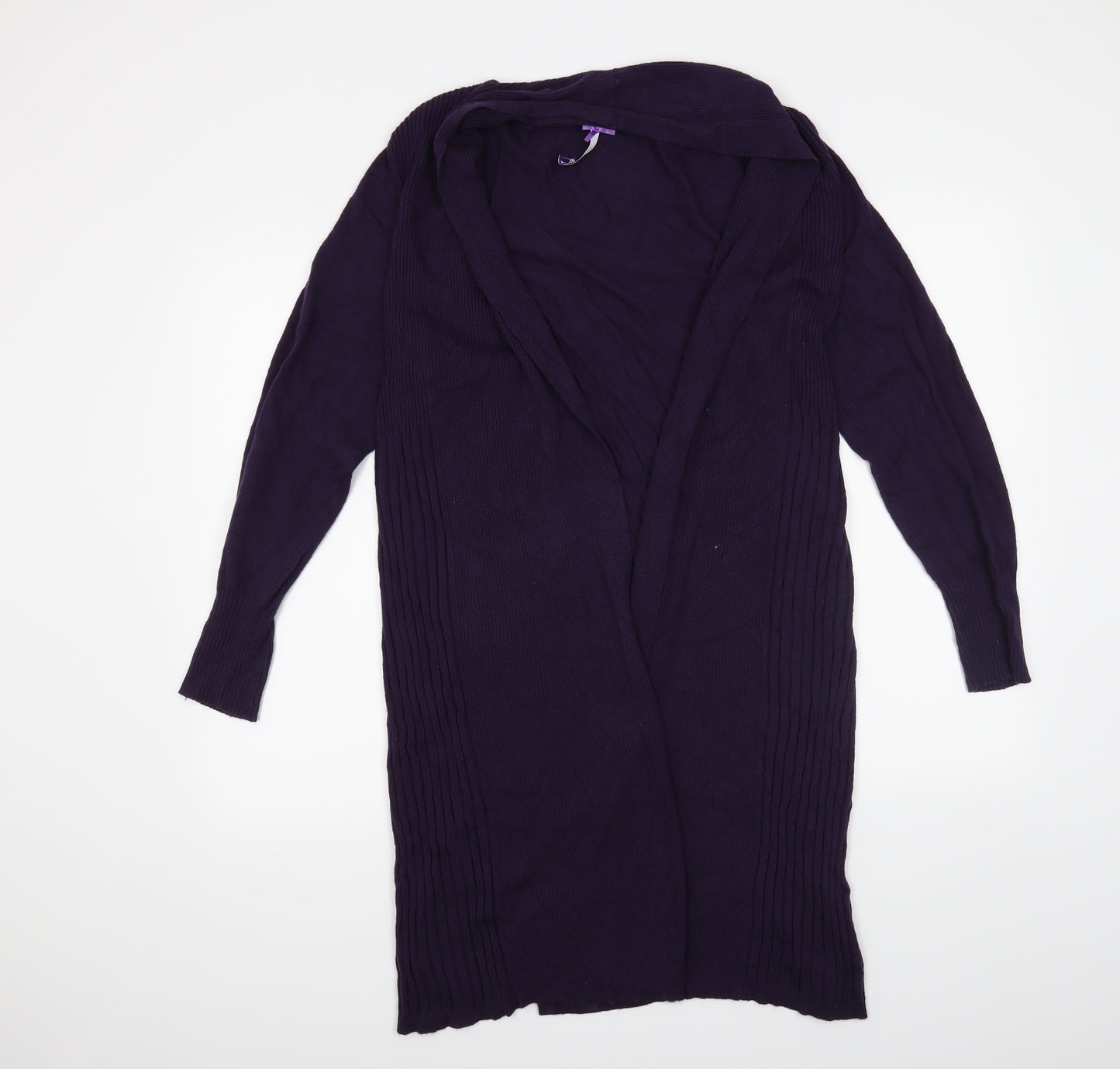 BHS Womens Purple   Cardigan Jumper Size 14