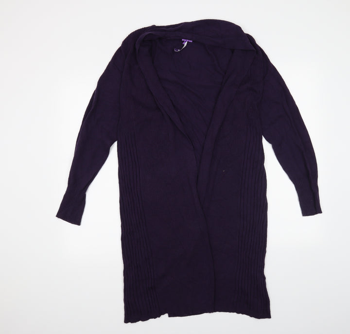 BHS Womens Purple   Cardigan Jumper Size 14