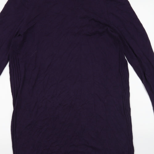 BHS Womens Purple   Cardigan Jumper Size 14
