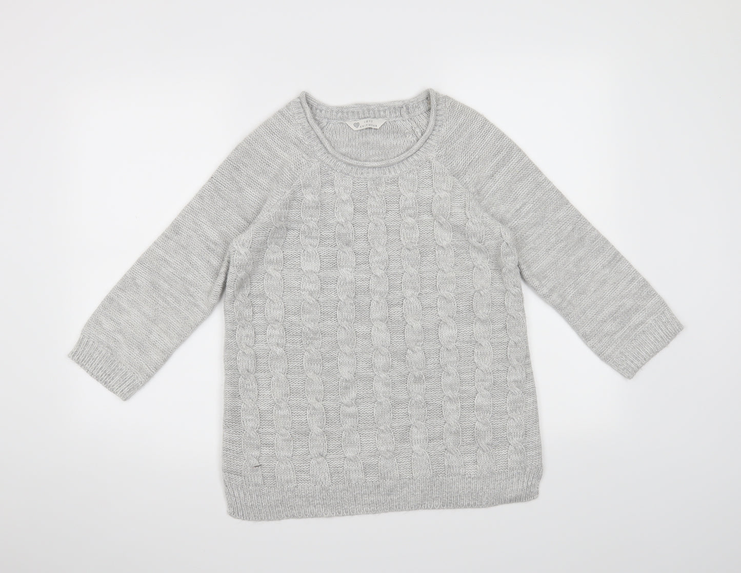 love knitwear Womens Grey   Pullover Jumper Size S