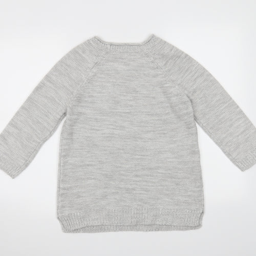 love knitwear Womens Grey   Pullover Jumper Size S
