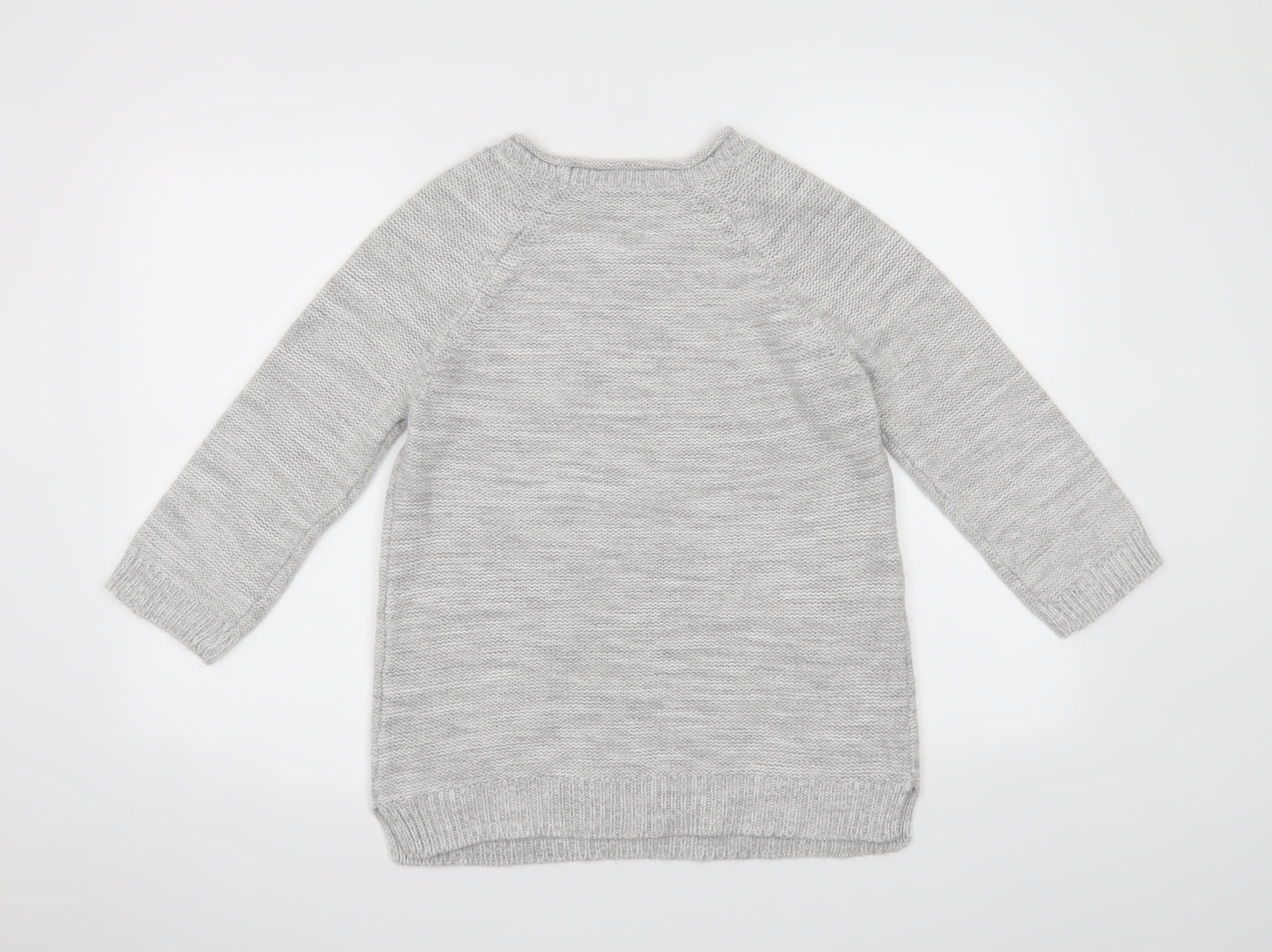 love knitwear Womens Grey   Pullover Jumper Size S