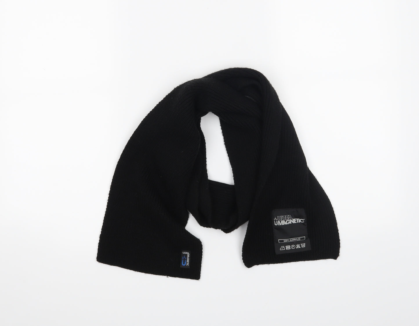 ultra magnetic Mens Black   Scarf  One Size