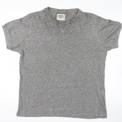 good souls Womens Grey   Basic T-Shirt Size L