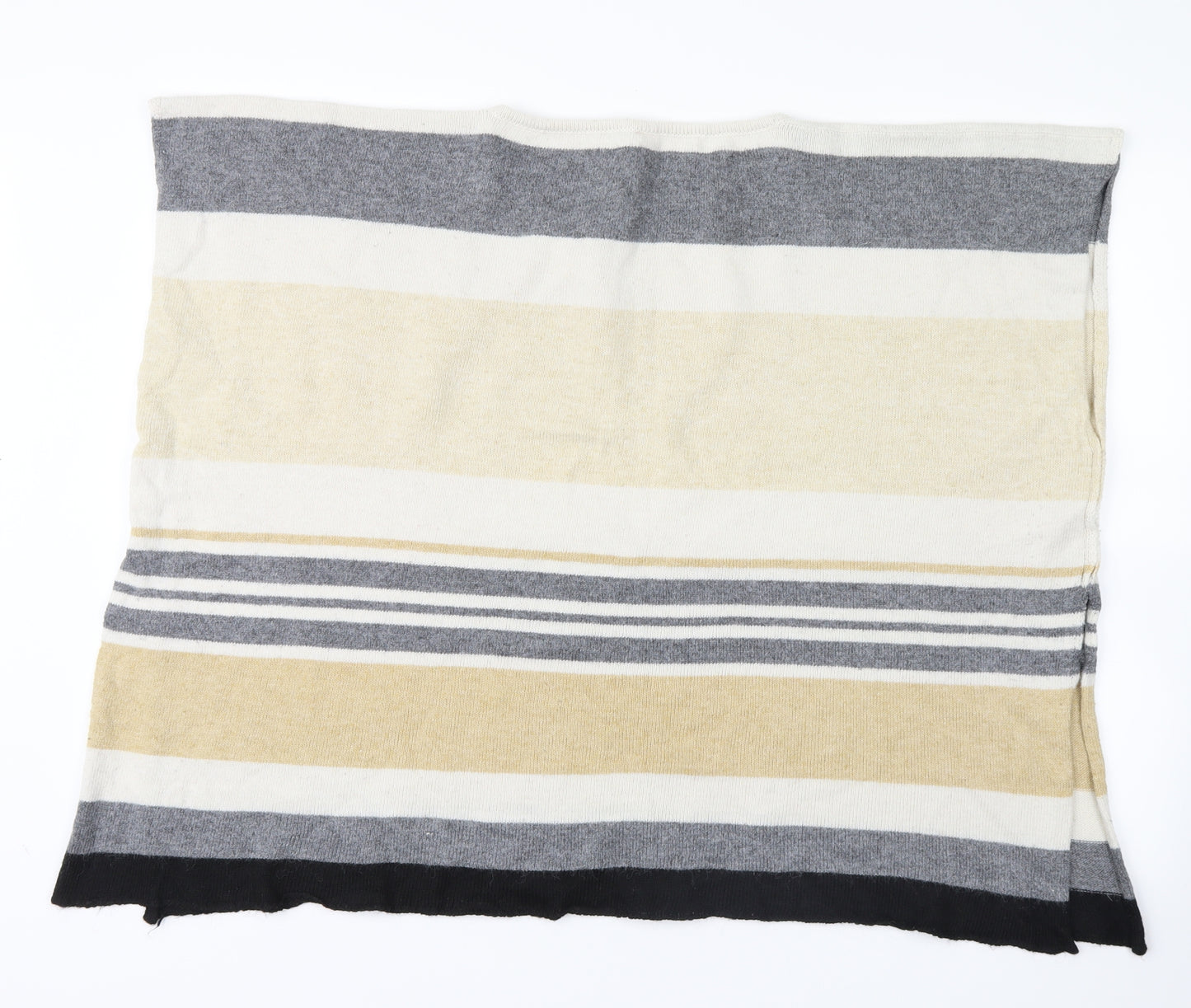 Marks and Spencer Womens Yellow Striped  Pullover Jumper One Size