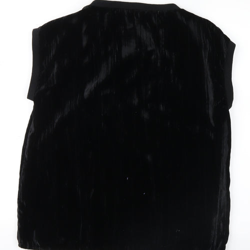 Monoprix Womens Black   Basic T-Shirt Size XS