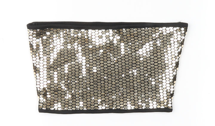 Topshop Womens Gold   Cropped Blouse Size 8