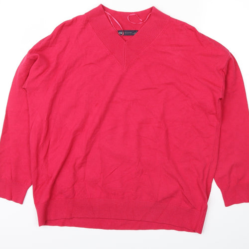 Marks and Spencer Womens Pink   Pullover Sweatshirt Size M