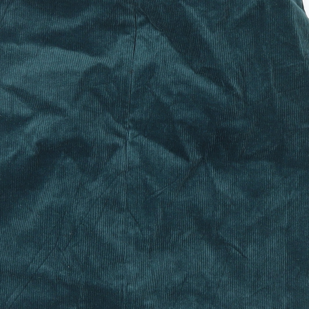 SIMPLEE Womens Green Floral  Cargo Skirt Size L