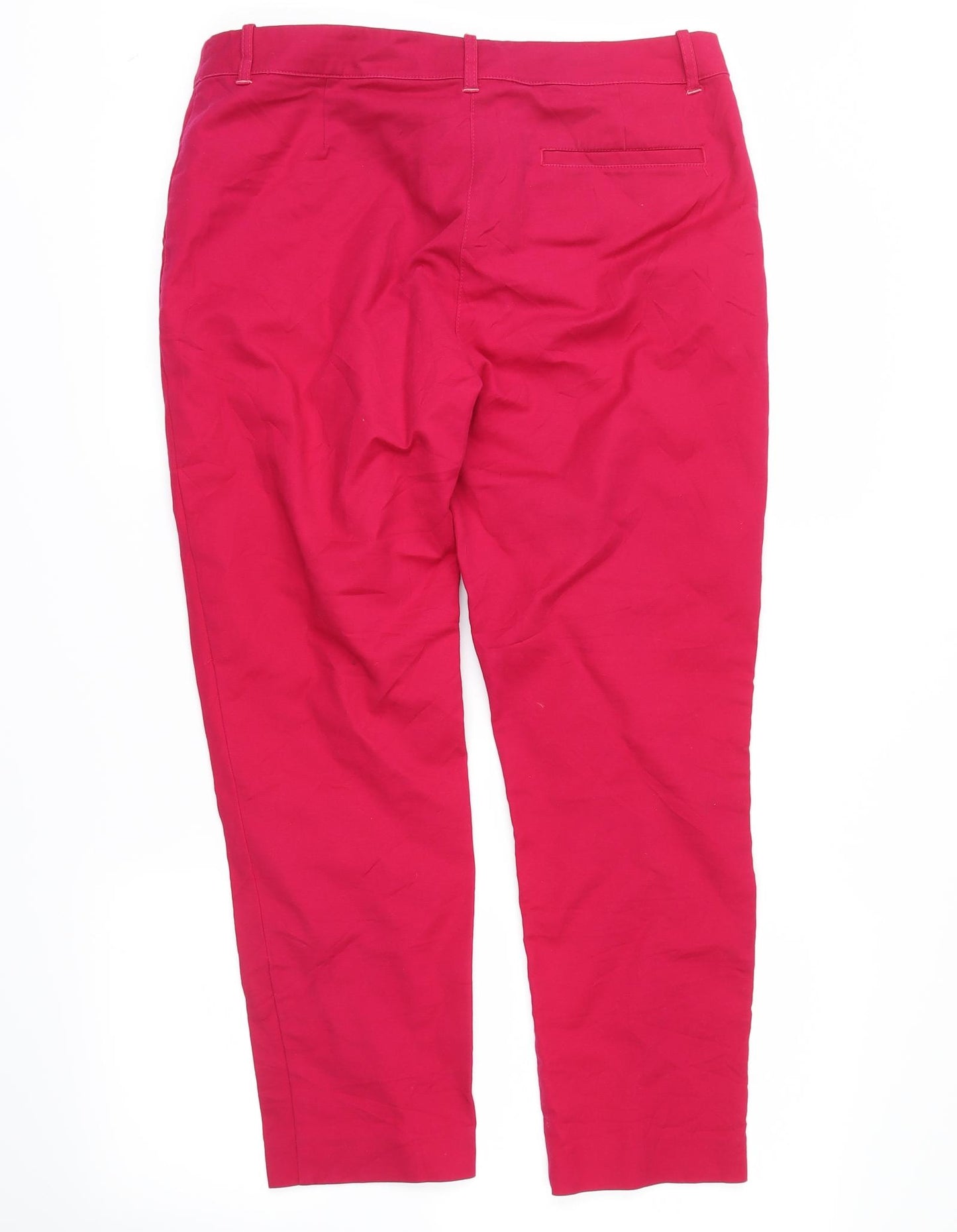 whitestuff Womens Pink  Denim Cropped Jeans Size 12 L25 in