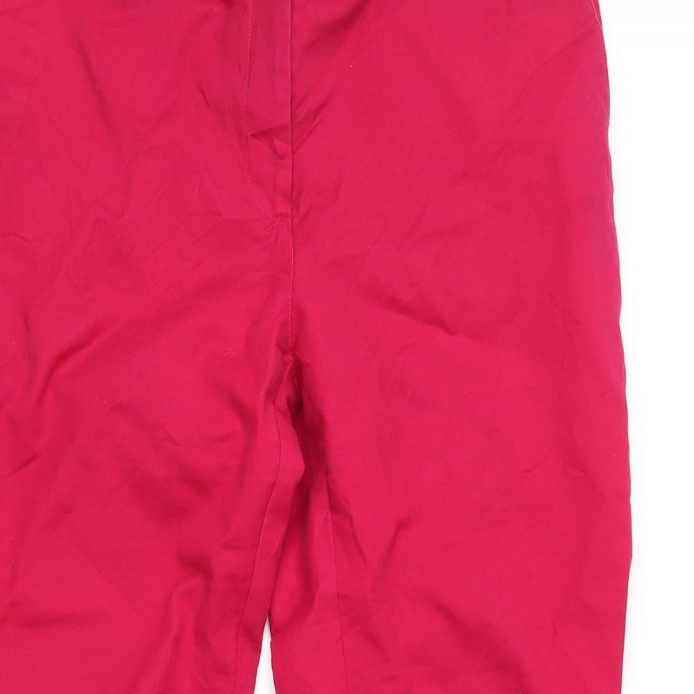 whitestuff Womens Pink  Denim Cropped Jeans Size 12 L25 in