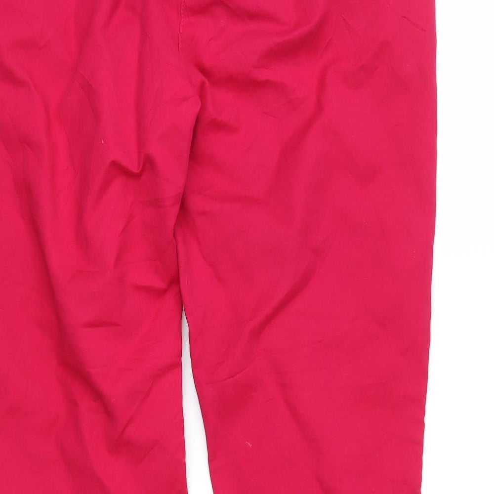 whitestuff Womens Pink  Denim Cropped Jeans Size 12 L25 in
