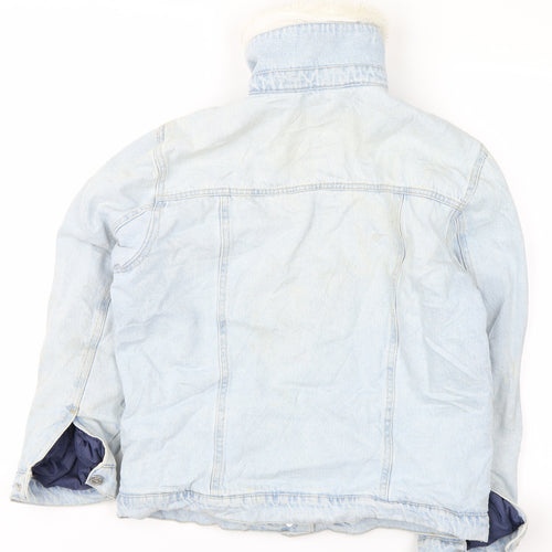 New Look Womens Blue  Denim Jacket  Size 8