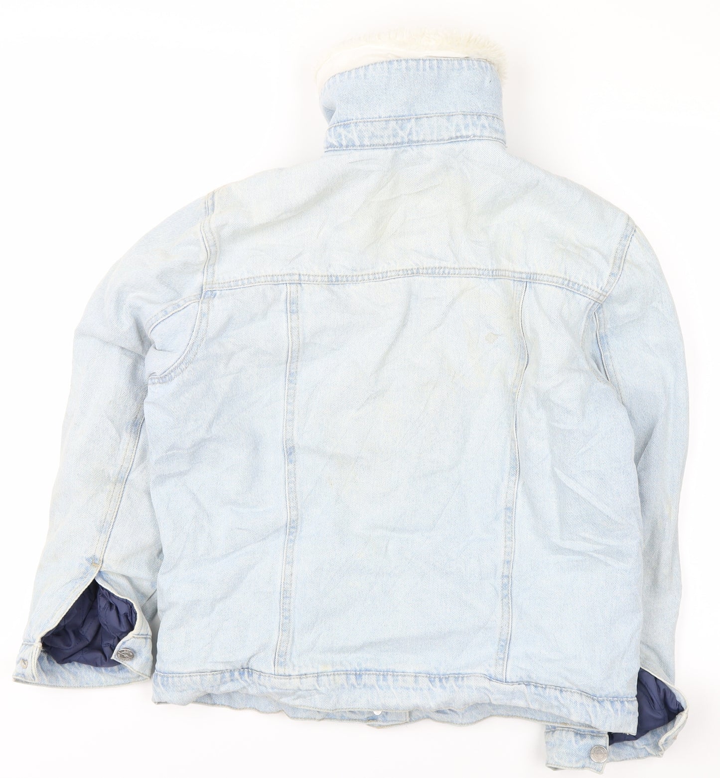 New Look Womens Blue  Denim Jacket  Size 8