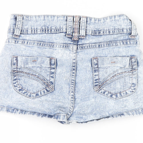 denim co Womens Blue  Denim Hot Pants Shorts Size 8