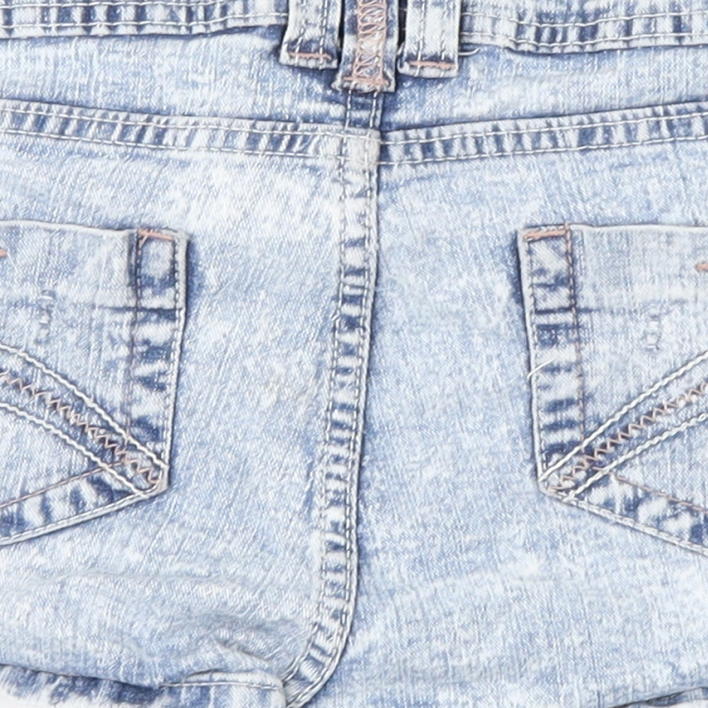 denim co Womens Blue  Denim Hot Pants Shorts Size 8
