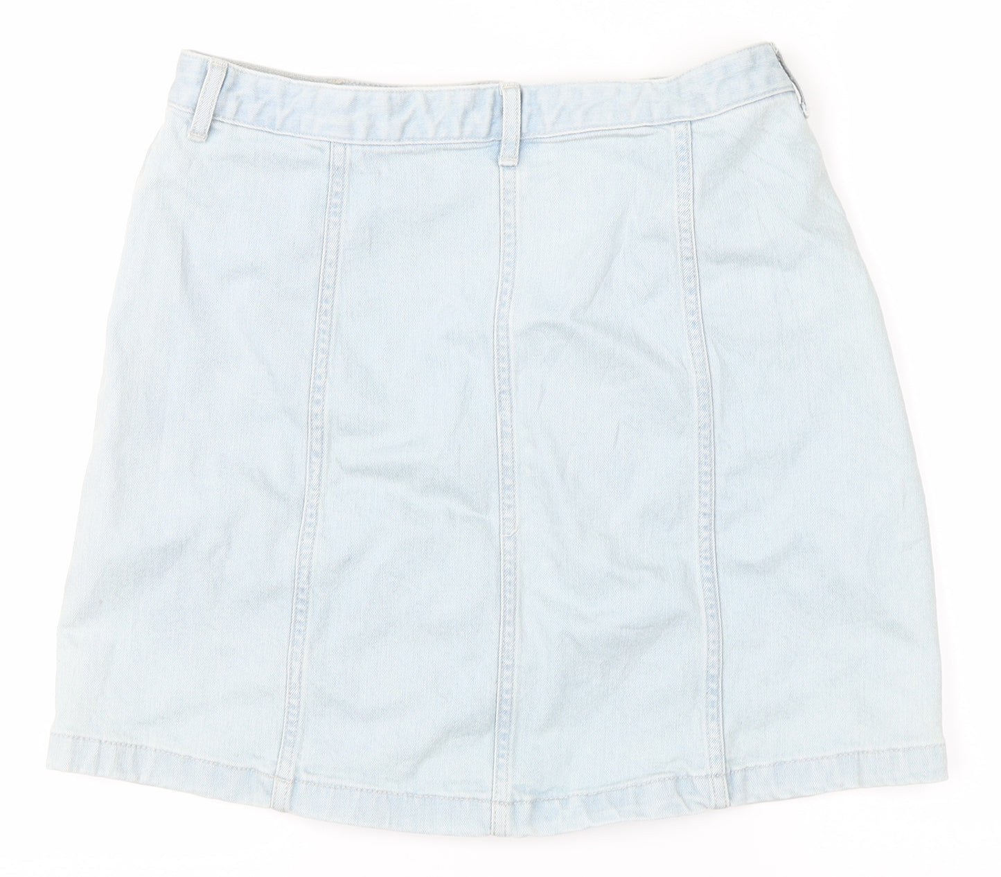 Indigo Womens Blue  Denim Cargo Skirt Size 12