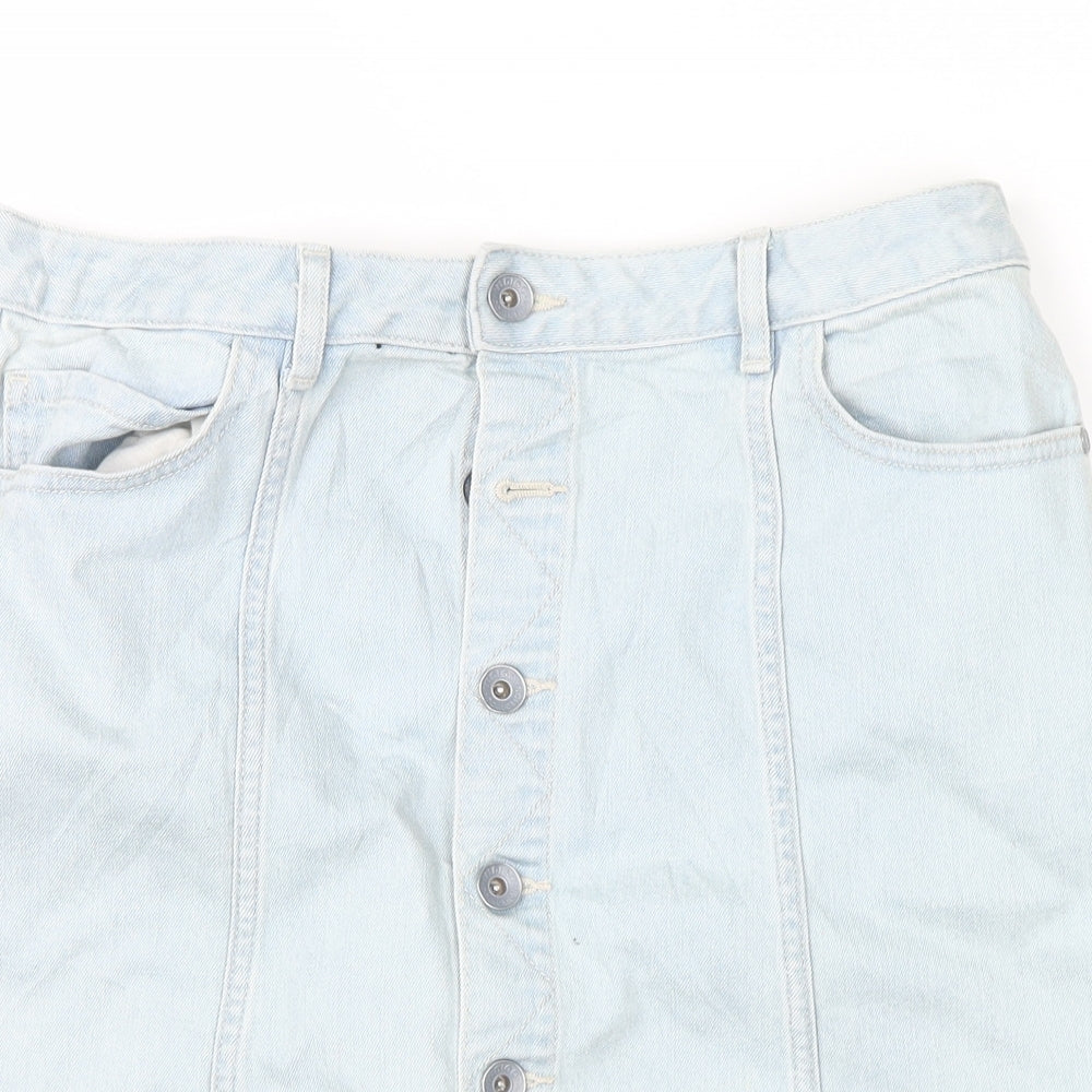 Indigo Womens Blue  Denim Cargo Skirt Size 12