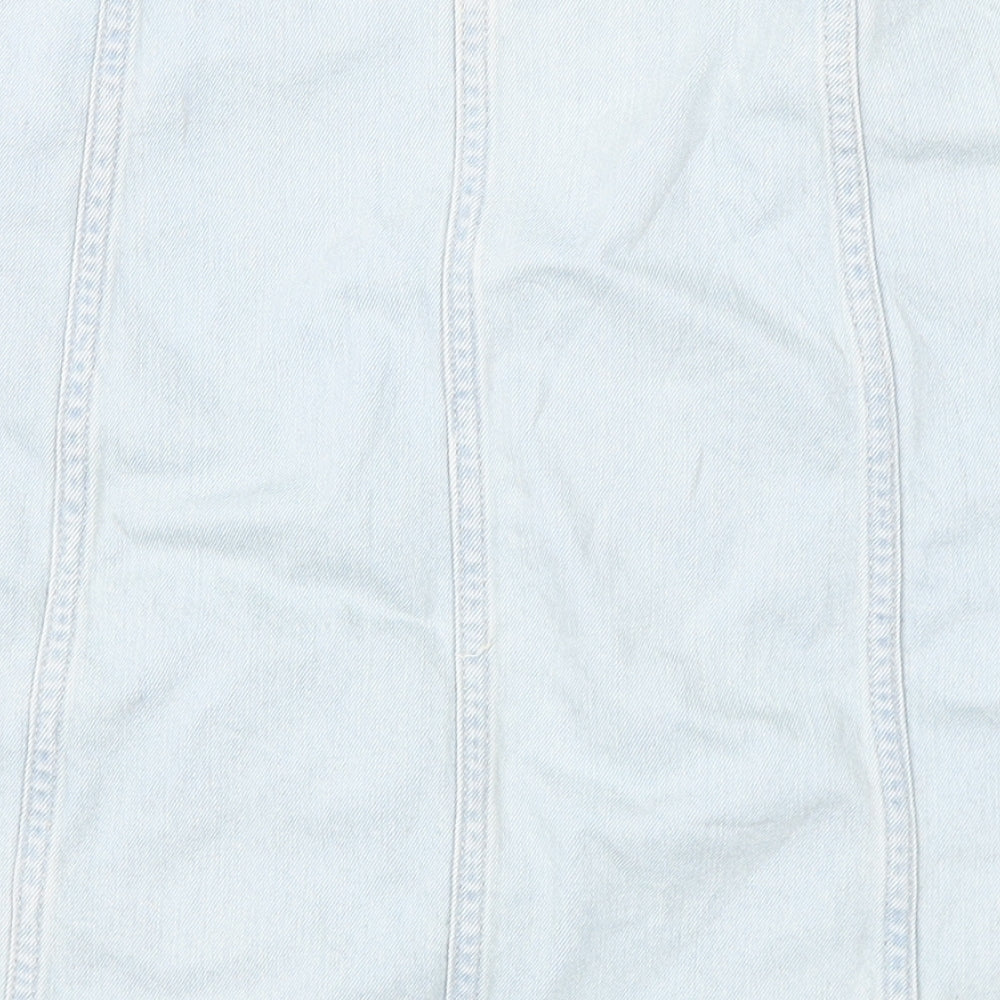 Indigo Womens Blue  Denim Cargo Skirt Size 12