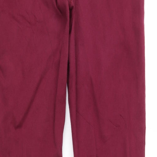 Marks and Spencer Womens Purple  Denim Straight Jeans Size 12