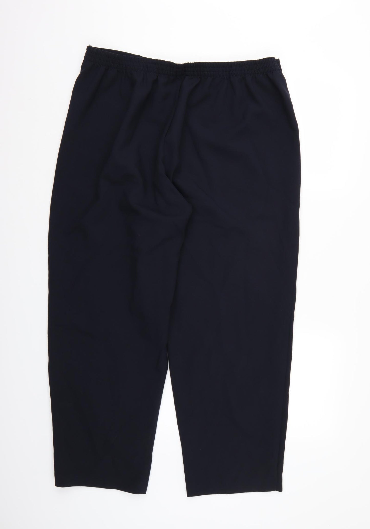 Classic  Womens Blue  Rayon Trousers  Size 20 L26 in