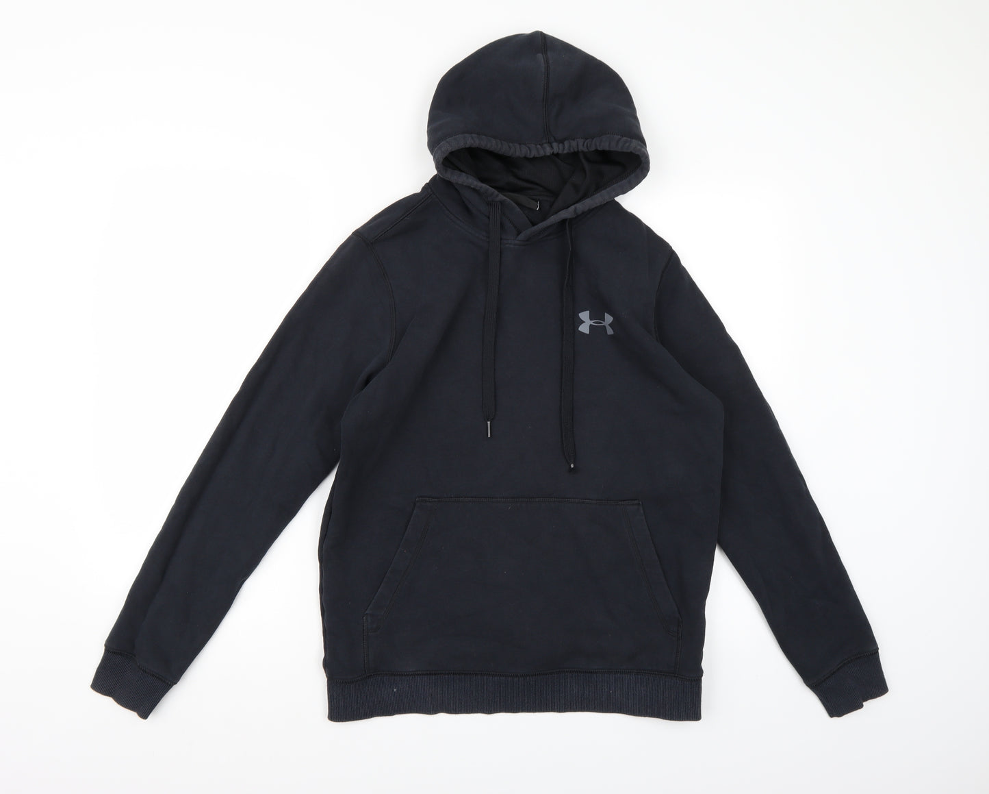 Under armour Mens Blue  Jersey Pullover Hoodie Size S
