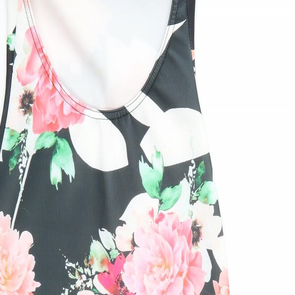 MissLook Womens Multicoloured Floral  Bodycon  Size 8
