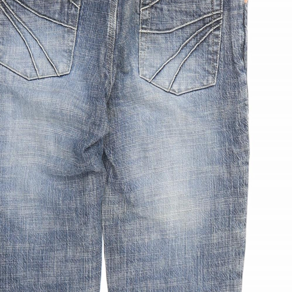 NEXT Womens Blue  Denim Cropped Jeans Size 12 L22 in
