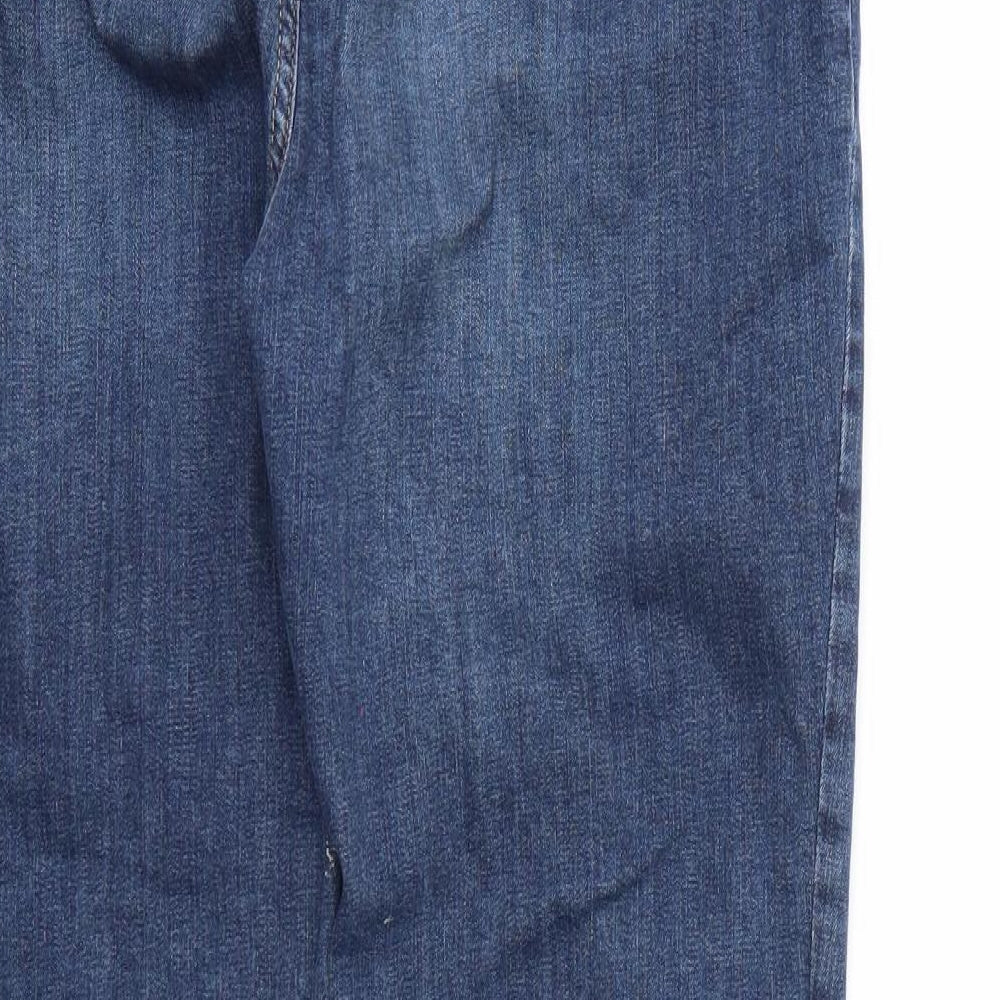 Per Una Womens Blue  Denim Straight Jeans Size 12 L26 in