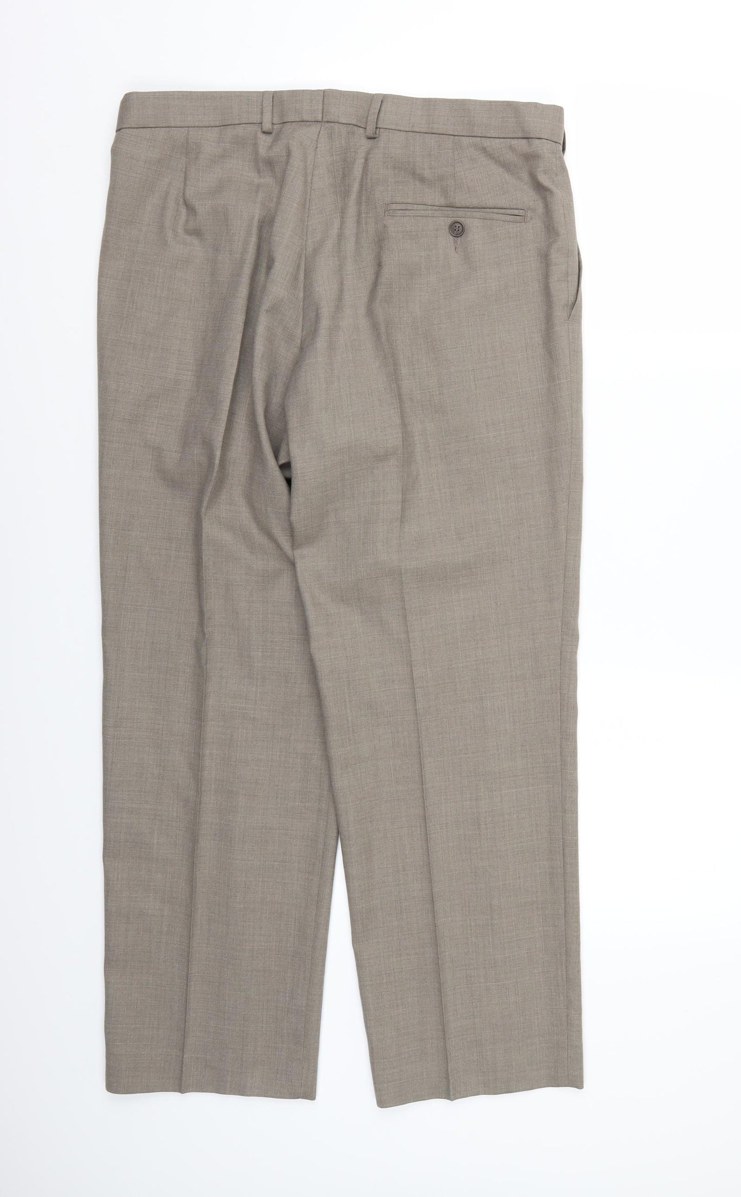 Marks and Spencer Mens Grey  Rayon Trousers   L29 in