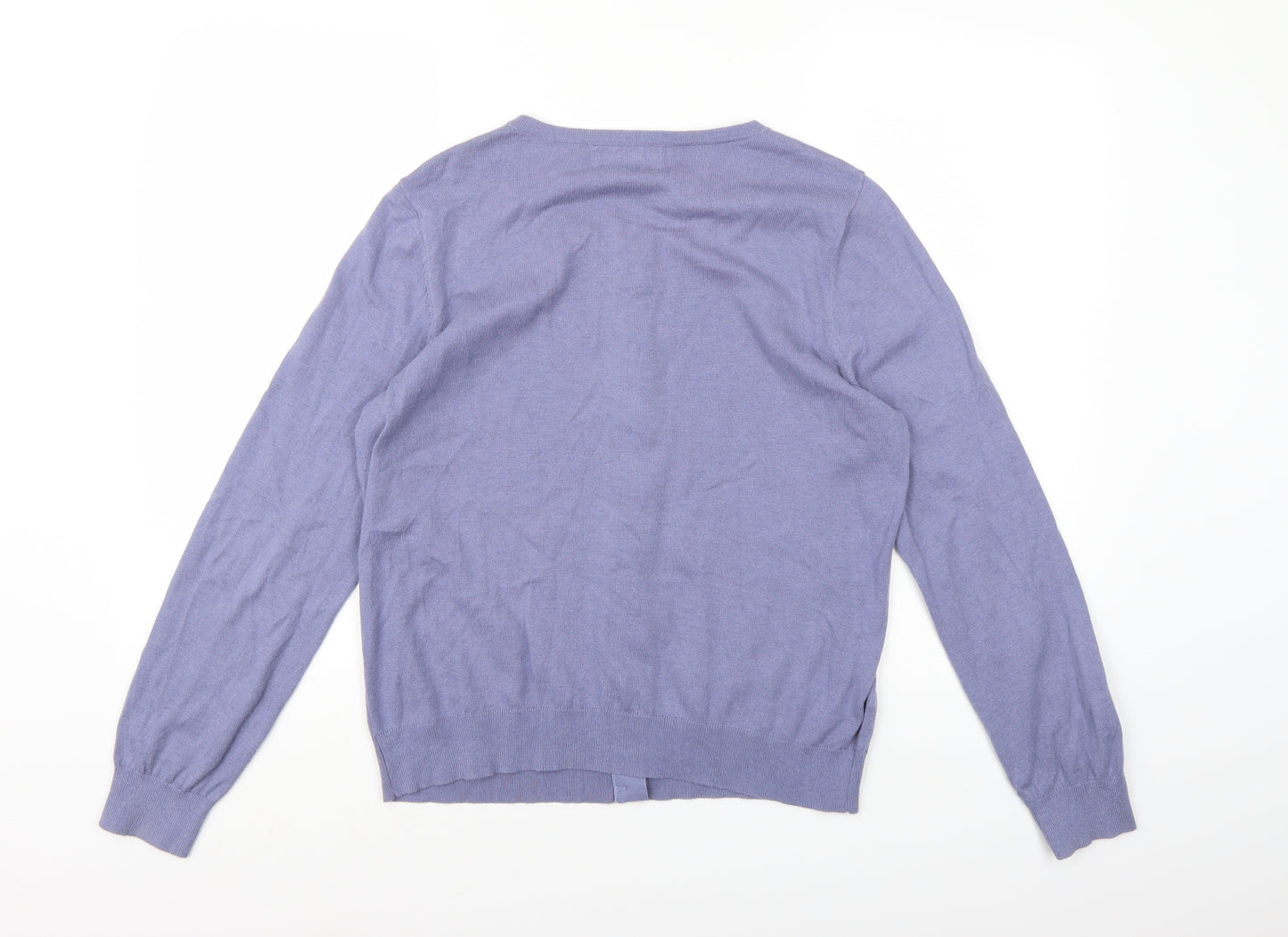 NEXT Womens Purple  Knit Cardigan Jumper Size 16
