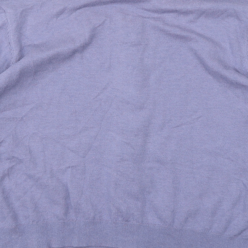 NEXT Womens Purple  Knit Cardigan Jumper Size 16