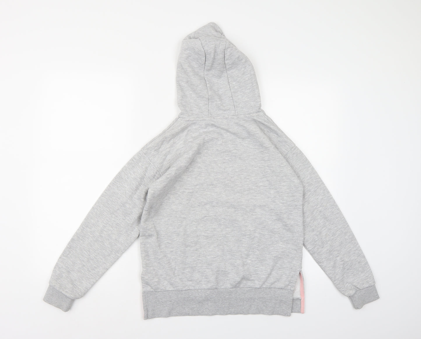 Primark Girls Grey  Jersey Pullover Hoodie Size 11-12 Years