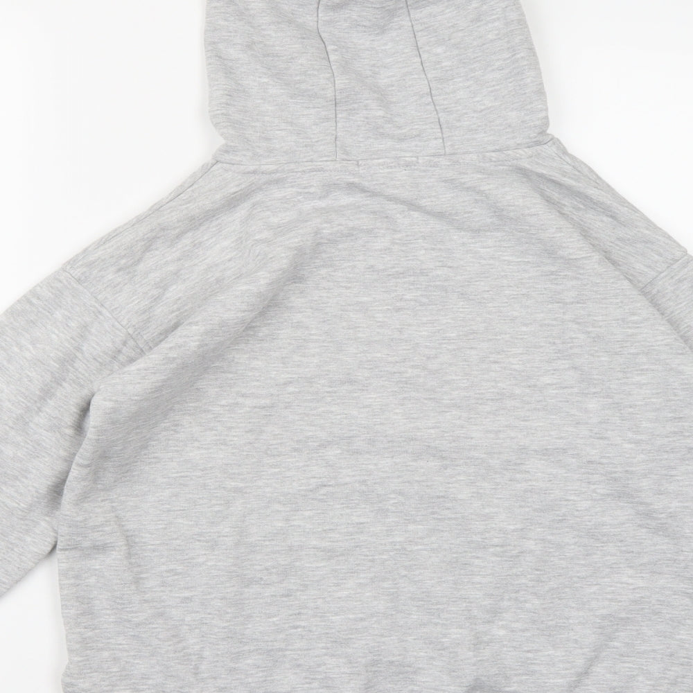 Primark Girls Grey  Jersey Pullover Hoodie Size 11-12 Years