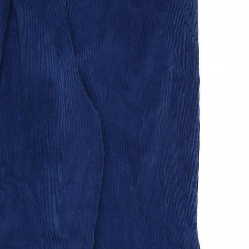 St Michael Womens Blue  Corduroy Trousers  Size 18 L28 in