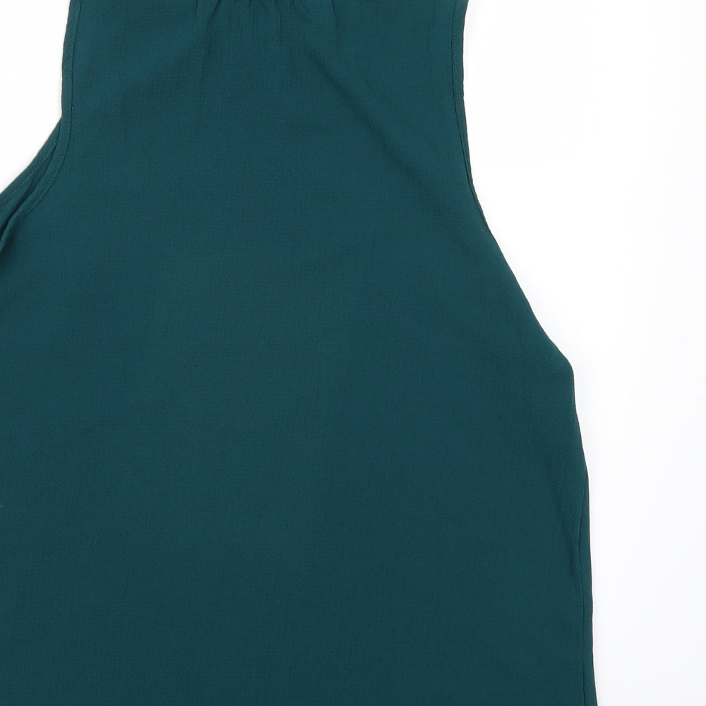New Look Womens Green   Basic Blouse Size 8