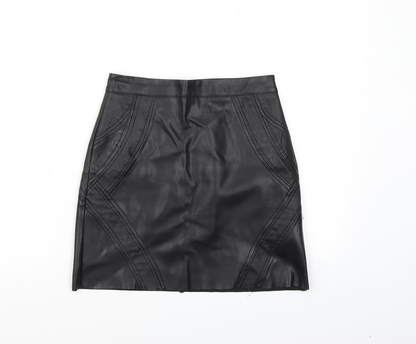 River Island Womens Black   A-Line Skirt Size 6