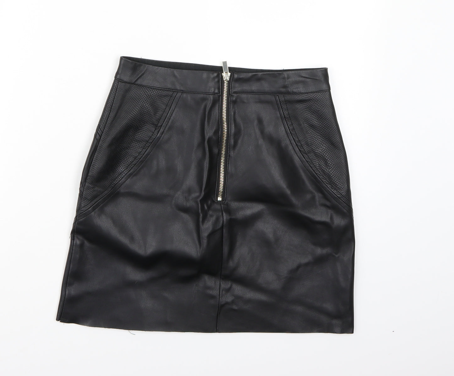 River Island Womens Black   A-Line Skirt Size 6