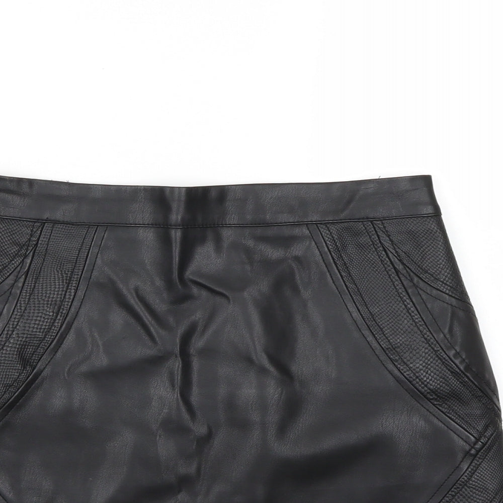 River Island Womens Black   A-Line Skirt Size 6