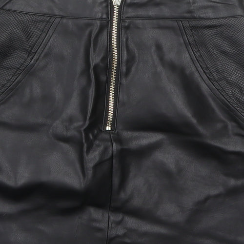 River Island Womens Black   A-Line Skirt Size 6